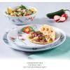imageMartha Stewart Dragonfly Decorated Melamine Dinnerware Set  White Service for 4 12pcs