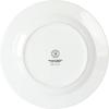 imageMartha Stewart Gracie Lane High Fired Porcelain Chip and Scratch Resistant Plates and Bowls Set White wGold Band Service for 4White w Gold Band