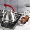 imageMr Coffee Mr Collinsbroke Stainless Steel Tea Kettle 24 qt SilverRed 6301702 93595653MRed
