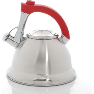 imageMr Coffee Mr Collinsbroke Stainless Steel Tea Kettle 24 qt SilverRed 6301702 93595653MRed