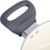 imageSpice by Tia Mowry Savory Saffron 5 QT Healthy Nonstick Ceramic Dutch Oven W Stainless Steel Steamer Insert and Lid  TealGray