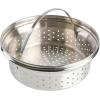 imageSpice by Tia Mowry Savory Saffron 5 QT Healthy Nonstick Ceramic Dutch Oven W Stainless Steel Steamer Insert and Lid  TealGray