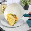 imageSpice by Tia Mowry Savory Saffron 5 QT Healthy Nonstick Ceramic Dutch Oven W Stainless Steel Steamer Insert and Lid  TealTeal