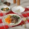 imageGibson Home Tree Festival Double Dinnerware Set Service for Four 12pcs
