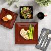 imageGibson Elite Kiesling 16 Piece Dinnerware Set Red