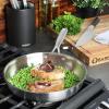 imageBabish 10 Inch Stainless Steel Triply Professional Grade Fry PanFry Pan 10inch