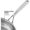 imageBabish 10 Inch Stainless Steel Triply Professional Grade Fry PanFry Pan 10inch