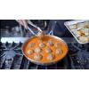 imageBabish 10 Inch Stainless Steel Triply Professional Grade Fry PanFry Pan w Lid 12inch