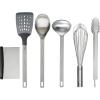 imageBabish 11 Piece Essential Teak Wood Silicone and Stainless Steel Tool Set
