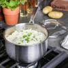 imageBabish Stainless Steel 35qt Triply Professional Grade Sauce Pan