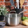 imageBabish Stainless Steel 35qt Triply Professional Grade Sauce Pan