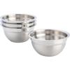 imageBabish Stainless Steel Mixing Bowl Set 4Piece Mini