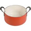 imageOprahs Favorite Things  6QT Triply Stainless Steel Dutch Oven wNonStick NonToxic Ceramic Interior and Ceramic Steamer InsertTerracotta Orange