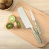 imageSur La Table Kitchen Essentials 5 Piece German Steel Blade With Triple Riveted Handle Set on Beechwood Magentic Block  Juniper GreenJuniper Green