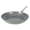 imageSur La Table Kitchen Essentials 8 Inch Fry Pan PFA Free Titanium Ceramic Nonstick Interior Forged Aluminum Cookware Frying Pan  Green  Induction CompatibleGreen