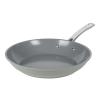 imageSur La Table Kitchen Essentials 8 Inch Fry Pan PFA Free Titanium Ceramic Nonstick Interior Forged Aluminum Cookware Frying Pan  Green  Induction CompatibleGreen
