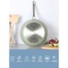 imageSur La Table Kitchen Essentials 8 Inch Fry Pan PFA Free Titanium Ceramic Nonstick Interior Forged Aluminum Cookware Frying Pan  Green  Induction CompatibleGreen