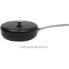 imageSur La Table Kitchen Essentials Potluck Porch 10 Piece PFA Free Ceramic Non stick Interior Forged Aluminum Cookware Pots and Pans Set WAluminum Lids  Green  Induction CompatibleBlack 45 qt Saute Pan