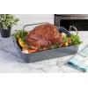 imageKenmore Keaton Grey Speckle 165quot x 125quot x 32quot Carbon Steel Roaster WRack