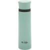 imageMr Coffee 4Piece Insulated Drinkware Set  Stainless Steel Thermos Travel Mug with Handle Cup ampamp Lid for Hot ampamp Cold DrinksSilverleaf Teal