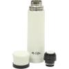 imageMr Coffee 4Piece Insulated Drinkware Set  Stainless Steel Thermos Travel Mug with Handle Cup ampamp Lid for Hot ampamp Cold DrinksSilverleaf White