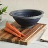 imageOster Bluemarine 10Inch Foldable Strainer  Collapsible Colander for Pasta Vegetables Fruits SpaceSaving Kitchen Tool BlueGrey Dishwasher SafeBlueGrey 10 Strainer