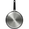 imageOster Platinum Abbottsford 11Inch Matte Black Ceramic Nonstick Wok with Gold Stainless Steel Handle  Flat Bottom Oven ampamp Induction SafeBlack w Wood 11 Pancake Pan