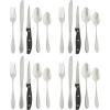 imageOster Stonington 20Piece Stainless Steel Flatware Set with Steak Knives  Service for 4 Silverware Cutlery Utensils Dishwasher SafeSilvermist