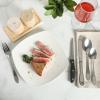 imageOster Stonington 20Piece Stainless Steel Flatware Set with Steak Knives  Service for 4 Silverware Cutlery Utensils Dishwasher SafeSilvermist