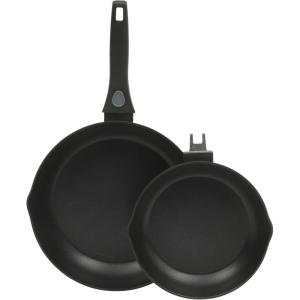 imageOster SmartHandle Advance 13Piece Nonstick Cookware Set  Matte Black Finish Induction Base Detachable Handles Forged Aluminum Oven ampamp Dishwasher Safe With Utensils ampamp Pan ProtectorsMatte Black SmartHandle Combo 2