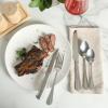 imageOster Macmillan 20Piece Heavy Guage Stainless Steel Flatware Set with Steak Knives  Service for 4 Silverware Cutlery Utensils Dishwasher SafeBella Vista
