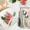imageOster Macmillan 20Piece Heavy Guage Stainless Steel Flatware Set with Steak Knives  Service for 4 Silverware Cutlery Utensils Dishwasher SafeSilvermist
