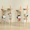 imagePeanuts Snoopy Happy Sips 4 Piece 23 OZ Tumbler Set with 4 Bamboo Lids and 4 Straws Set Iced Coffee Smoothie Water Cup  Dishwasher Safe23oz Happy Sips Tumblers