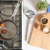 imageSur La Table Kitchen Essential Charms Stainlees Steel Turner With Beechwood HandleKitchen Charms StainlessBeechwood