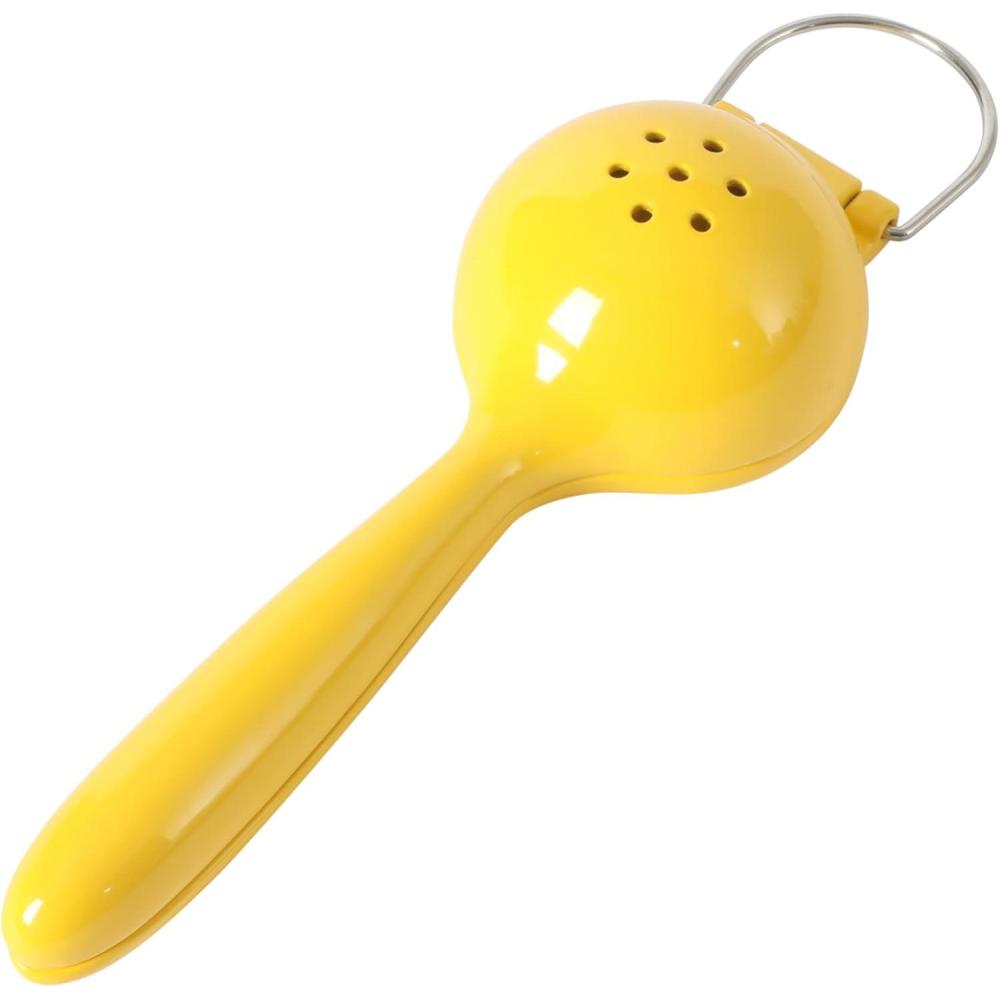 imageOster Ravello Lemon and Lime Squeezer  Manual Handheld Citrus Juicer Press Extractor Durable Kitchen Tool for Fresh Juice Yellow Finish