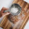 imageOster Helmsdale 2 Cup Stainless Steel Flour Sifter for Baking for Crank SifterStainless Steel Flour Sifter