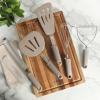 imageOster Newcrest 5Piece Kitchen Utensil Set  Champagne NonSlip Silicone Handles Includes Spatulas Whisk Masher ampamp Grater