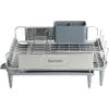 imageKenmore Loxdell Expandable Full Size Rust Resistant Dish Rack with Drain Board and Flatware Caddy