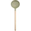 imageSur La Table Kitchen Essential Mealcraft Silicone Spatula  Juniper GreenJuniper Green SiliconeBeechwood