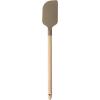 imageSur La Table Kitchen Essential Mealcraft Silicone Spatula  Juniper GreenTaupe SiliconeBeechwood
