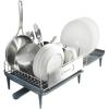 imageKenmore Loxdell Expandable Full Size Rust Resistant Dish Rack with Drain Board and Flatware Caddy
