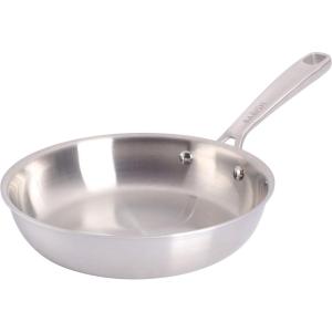 imageBabish 8 Quart TriPly Stainless Steel Stock Pot with Glass Lid ampamp Black Handles  Dutch Oven Oven Safe Dishwasher SafeTriPly Stainless