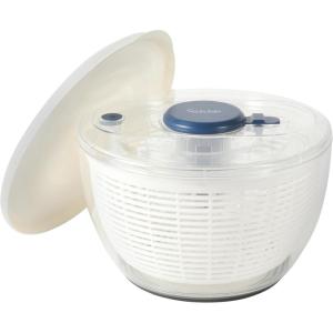 imageSur La Table Kitchen Essential 63 Qt Salad Spinner Fruit Wahser Fruit Washing Bowl with Strainer Vegertable Cleaner Salad Cleaner Lettuce Washer  Navy BlueNavy Blue