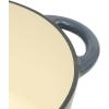 image:imageGibson Home Addlestone 5 Qt Enameled Cast Iron Dutch Oven Pot with Lid  Round Oven Safe to 500F Ideal for Bread Baking amp Stews  Gradient TaupeGradient Navy Blue
