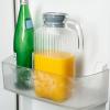 image:imageGibson Home Aspen Heights 2 Pack 33 OZ 1 Liters Large Embossed Reusable Glass Bottles wAirtight Leakproof Stainless Steel Lid Pitcher for Water Milk Juice  Dishwasher SafeRaintree 61oz