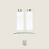 image:imageGibson Home Aspen Heights 2 Pack 33 OZ 1 Liters Large Embossed Reusable Glass Bottles wAirtight Leakproof Stainless Steel Lid Pitcher for Water Milk Juice  Dishwasher SafeWhistler Peak 33oz