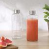 image:imageGibson Home Aspen Heights 2 Pack 33 OZ 1 Liters Large Embossed Reusable Glass Bottles wAirtight Leakproof Stainless Steel Lid Pitcher for Water Milk Juice  Dishwasher SafeWhistler Peak 33oz