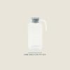 image:imageGibson Home Aspen Heights 2 Pack 33 OZ 1 Liters Large Embossed Reusable Glass Bottles wAirtight Leakproof Stainless Steel Lid Pitcher for Water Milk Juice  Dishwasher SafeRaintree 61oz