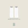 image:imageGibson Home Aspen Heights 2 Pack 33 OZ 1 Liters Large Embossed Reusable Glass Bottles wAirtight Leakproof Stainless Steel Lid Pitcher for Water Milk Juice  Dishwasher SafeAspen Heights 33oz