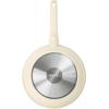 image:imageGibson Home Barnsdall 2 Piece 8 amp 10 Inch Aluminum Fry Pan Cookware NonToxic Ceramic Non Stick Frying Pan Kitchen Egg Pan Omelet Pan Always Pan Pots and Pans Linen White Induction SafeLinen White